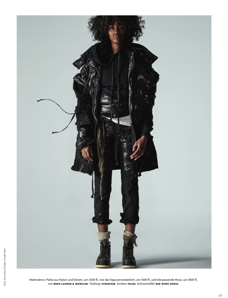 deutsche Vogue jens utzt hair & make-up anja el sawaf les artists by Josef Stockinger creative agency