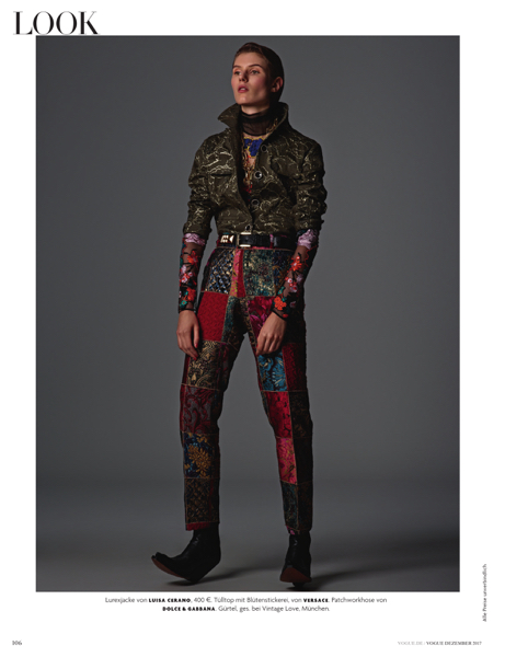 deutsche Vogue jens utzt hair & make-up anja el sawaf les artists by Josef Stockinger creative agency