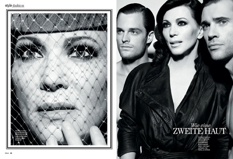 photographer armin morbach for gala magazine with actress iris berben and hairstylist gabriela speckbacher