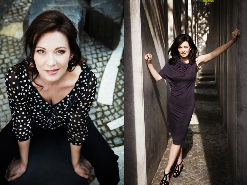 photographer gabo for donna magazine with model and actress iris berben and hair and make up artist gabriela speckbacher