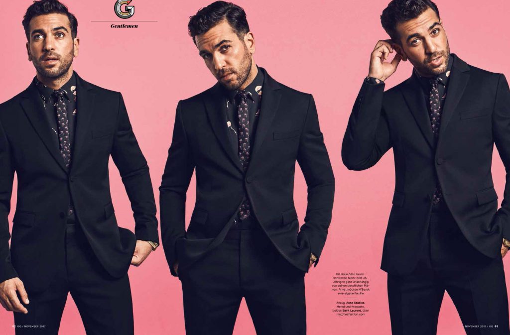 photographer markus jans with actor elyas m