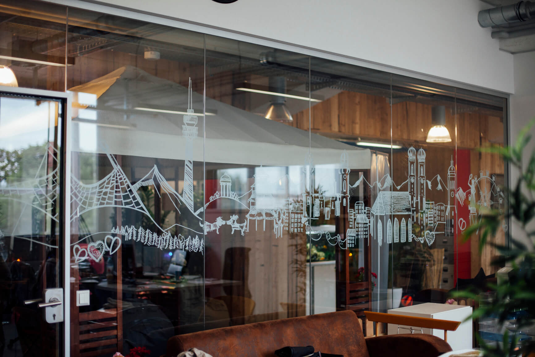 illustration window art katharina konte munich münchen germany deutschland künstleragentur artists agency lesartists by josef stockinger