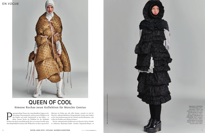 Hair Make-up Fashion Vogue Anja El Sawaf les Artists by Josef Stockinger agency munich Jens Utzt