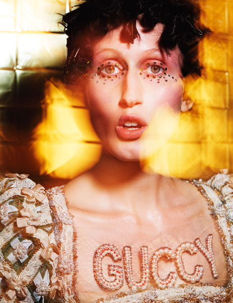 VOGUE PORTUGAL dan beleiu - model: anna cleveland - hair olivier lebrun lesArtists by josef stockinger agency