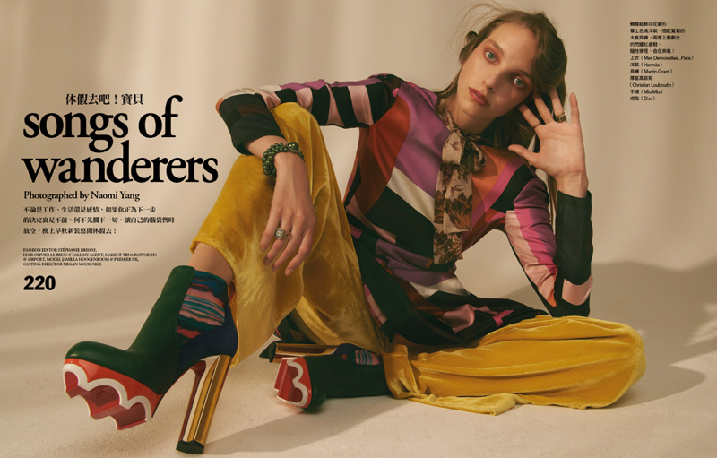 VOGUE TAIWAN naomi yang - hair olivier lebrun  lesArtists by josef stockinger agency