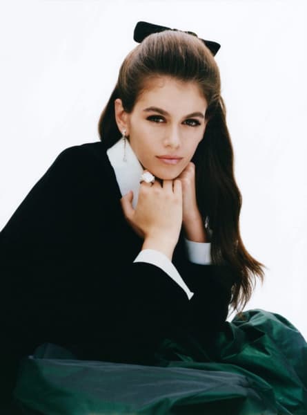 CR Fashion Book David Luraschi Kaia Gerber Hair Olivier Schawalder les Artists by Josef Stockinger creative agency