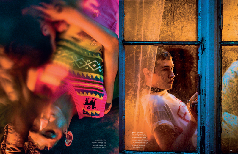 lesartists by josef stockinger creative agency gq style photographer matt lambert hair and make up artist servulo mendez