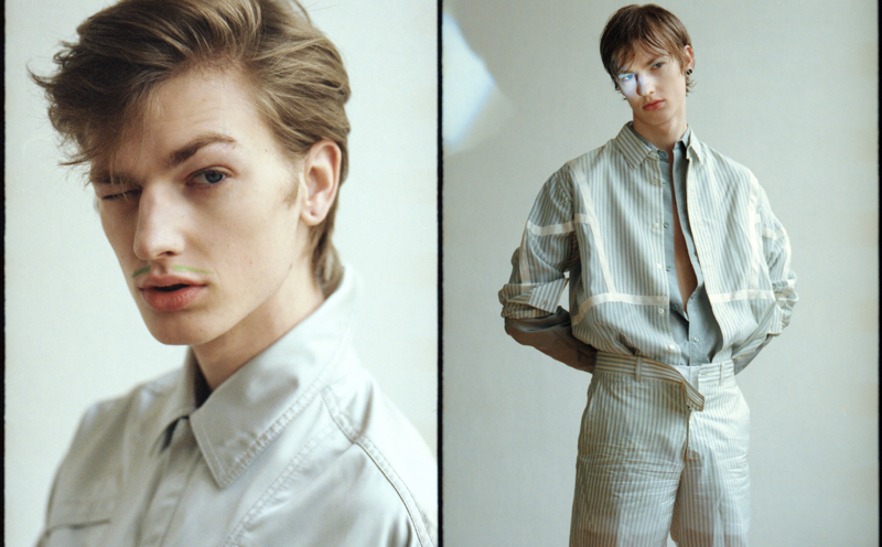 Vogue man Dior make-up Thomas lorenz les Artists by Josef Stockinger Agency Munich Paris