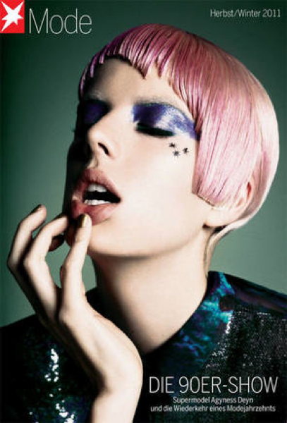 © photographer: damon barker model: agyness deyn  make up: thorsten weiss