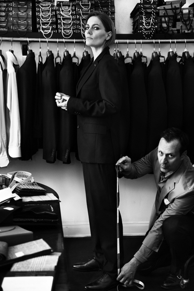 photographer alexandra kinga fekete for ramp style magazine with actress martina hill and hair and make up artist thorsten weiss