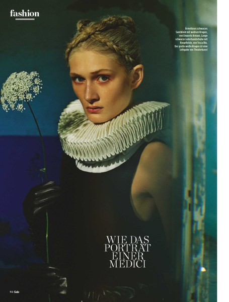 gala magazine elizaveta porodina hair & make up artist Thorsten weiss lesartists by Josef stockinger